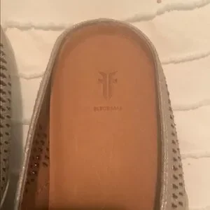 Frye Gray Leather Loafers with Perforated Design Frye | Shoes | Frye Gray Leather Loafers With Perforated  main image 2